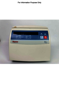 Thermo Fisher Pico 17 Microcentrifuge