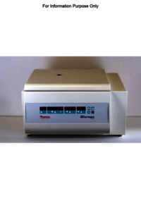Thermo Fisher Pico 17 Microcentrifuge