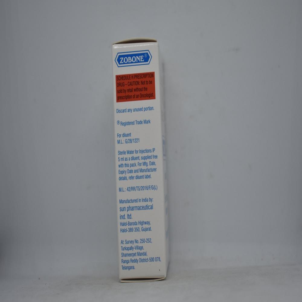 Zobone Zoledronic Acid Injection 4mg - Origin: India