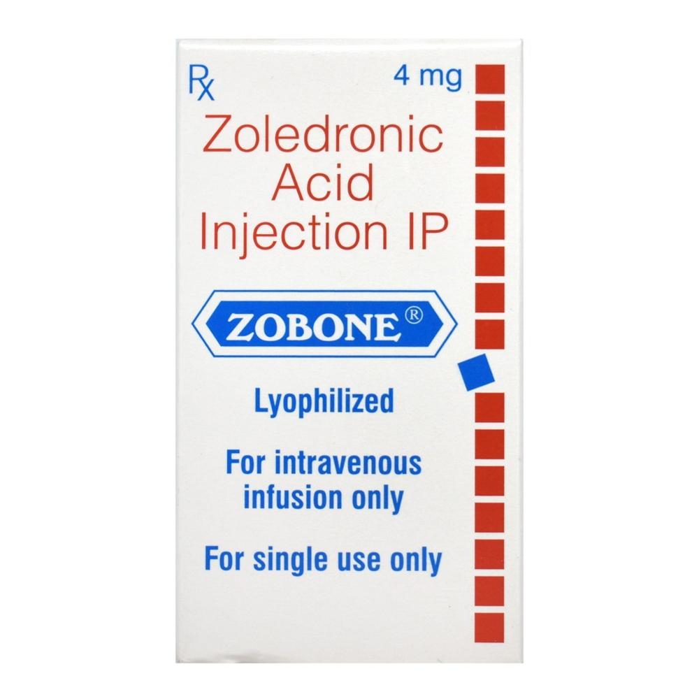 Zobone Zoledronic Acid Injection 4mg - Origin: India