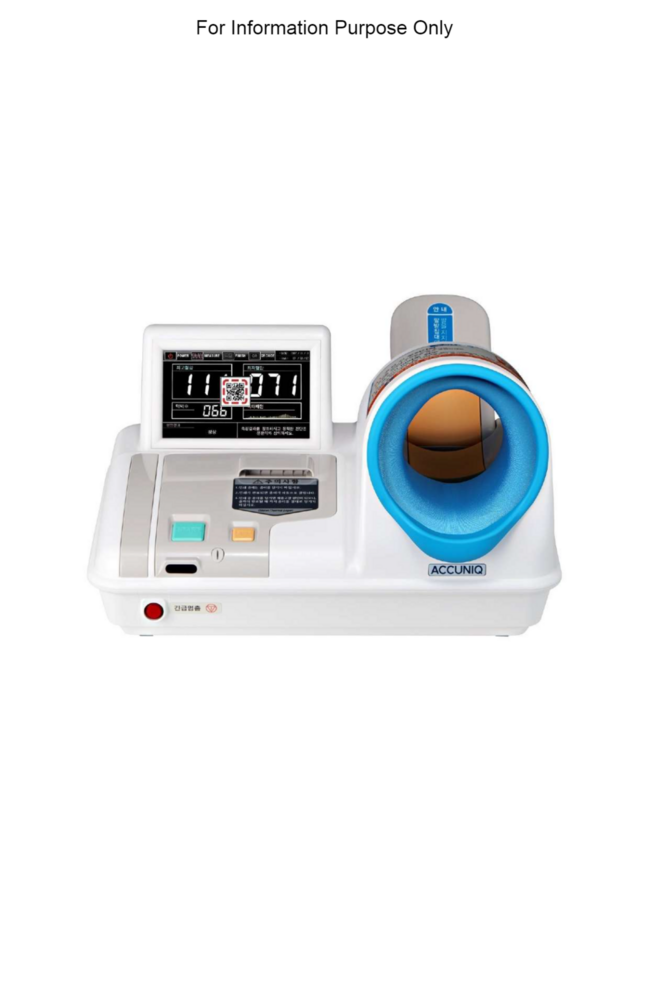 Accuniq Atomic Blood Pressure Analyzer Accuniq BP 210 & 250