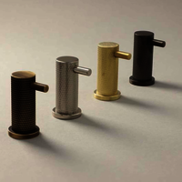 Vortex Knurled Towel Hook | Robe Hanger | Bathroom Hook - Color: Matte Gold