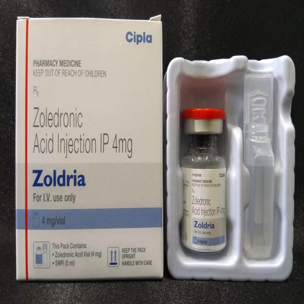Zoldria zoledronic Injection 4 mg 