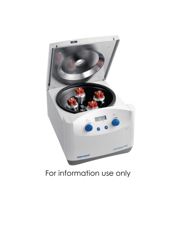 Eppendorf 5702 RH Centrifuge