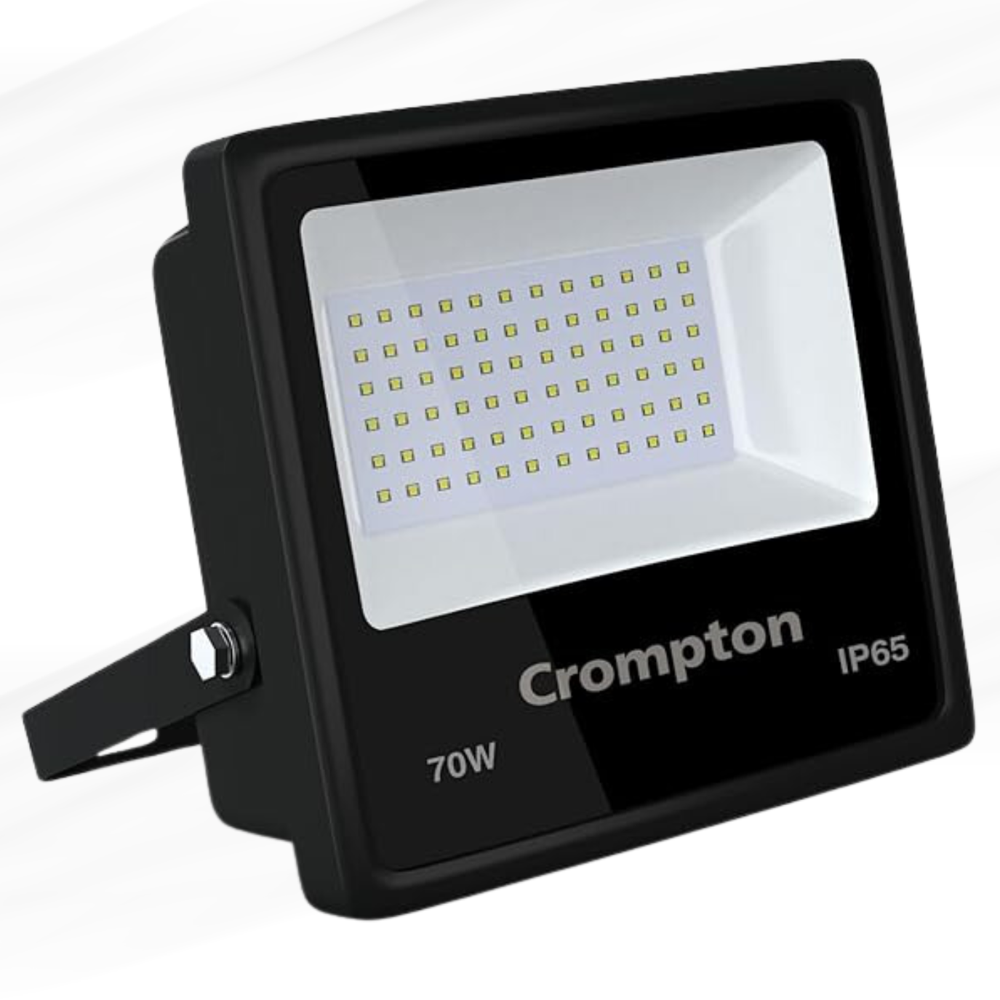 Crompton Gleam Nxt 70W LED Flood Light IP65 Waterproof Outdoor Lamp Cool Daylight
