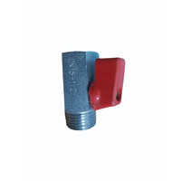 2 Inch Male Female Ball Valve - Color: Grey