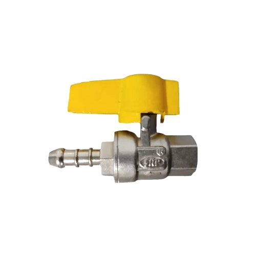 Brass Gas Ball Valve - Color: Grey