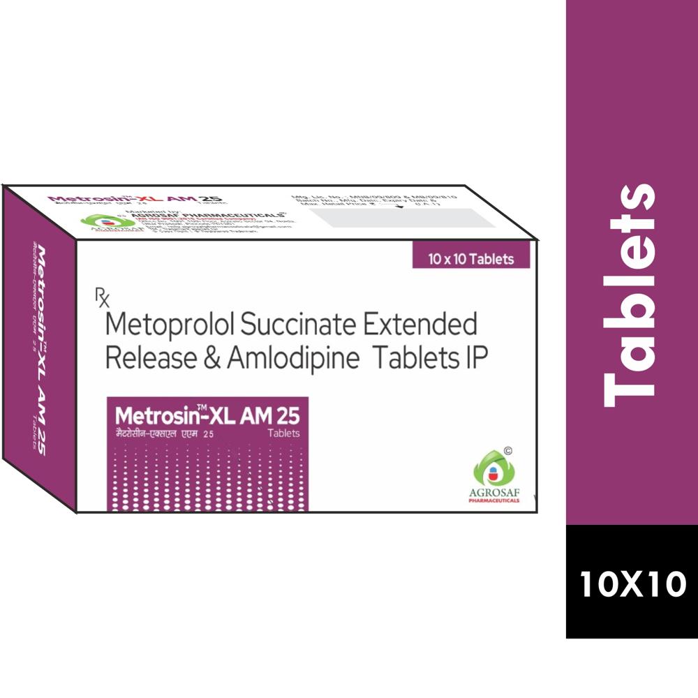 Metrosin Xl Am 25 Tablet - Drug Type: General Medicines