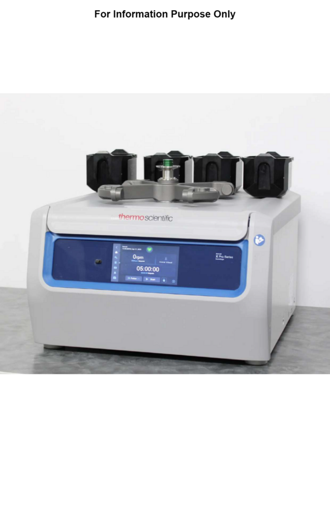 Thermo Fisher Multifuge Sorvall X4 Pro Centrifuge