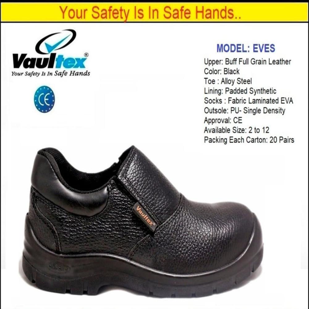 Vaultex Safety Shoes - Color: Black