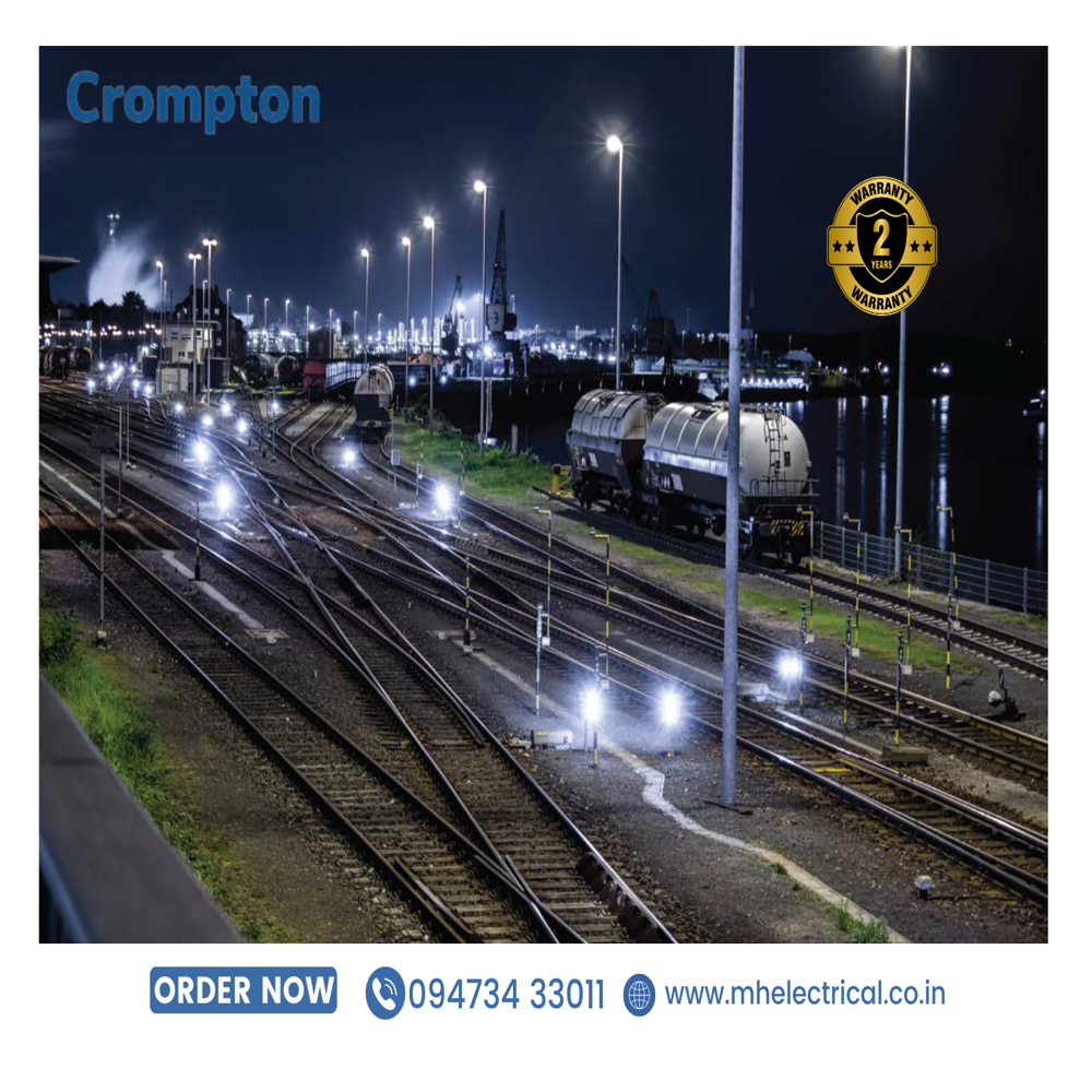 80w Canopy Light Crompton For Petrol Pump CIR-328-80-57-SL-DP-NWH