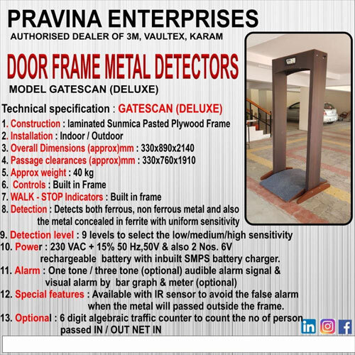 Door Frame Metal Detector