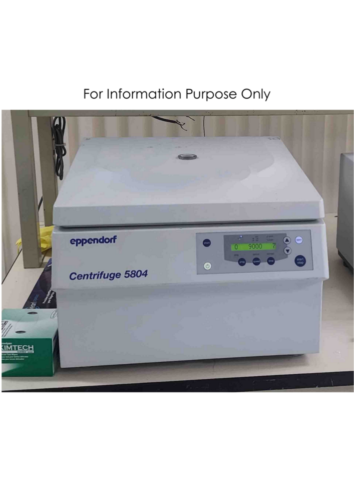 Eppendorf 5804/ 5804 R Benchtop Centrifuge