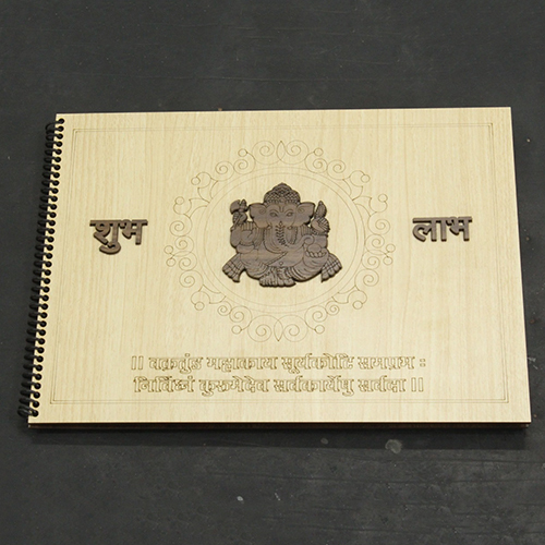 Fancy Lagan Patrika - Color: Brown