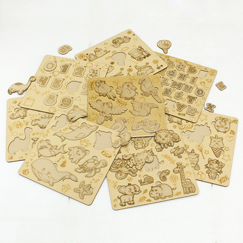Multiple Puzzle Toy - Color: Brown
