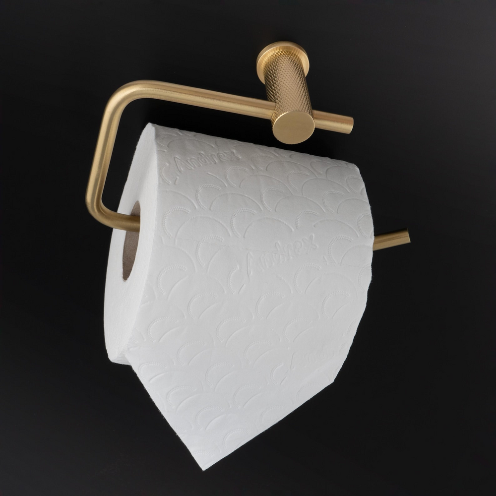 Nebularis Knurled Toilet Paper Holder | Luxurious Roll Holder