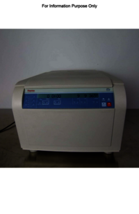 Thermo Scientific Sorvall St 16 Benchtop Lab Centrifuge