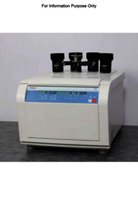 Thermo Scientific Sorvall St 16 Benchtop Lab Centrifuge