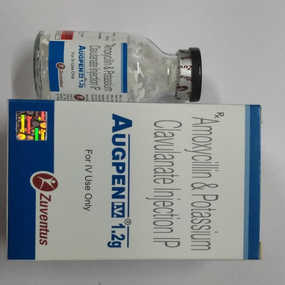 Augpen Amoxycillin Clavulanic Acid Injection 1.2 G - Origin: India