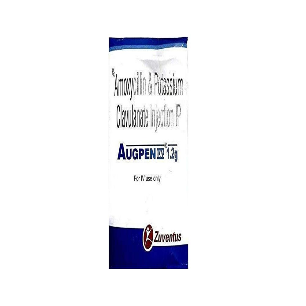 Augpen Amoxycillin Clavulanic Acid Injection 1.2 G - Origin: India