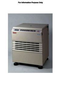 Thermo Fisher Sorvall Bios 16 Bioprocessing Centrifuge
