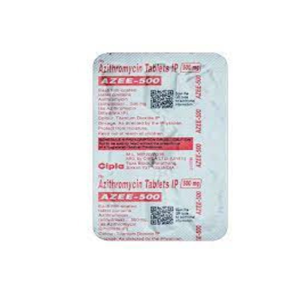 Azee Azithromycin 500 mg Tablet 