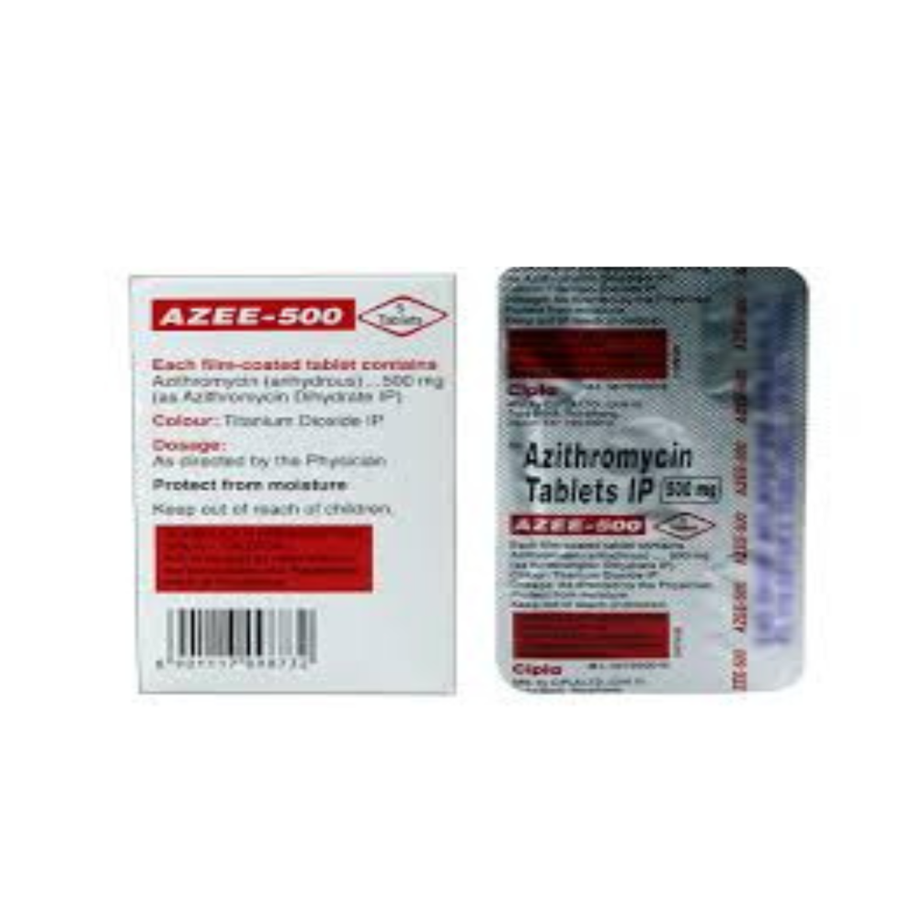Azee Azithromycin 500 mg Tablet 