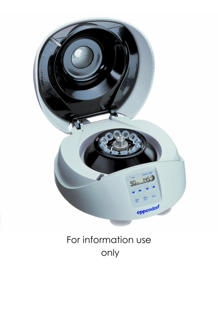 Eppendorf Minispin Plus Mini Centrifuge