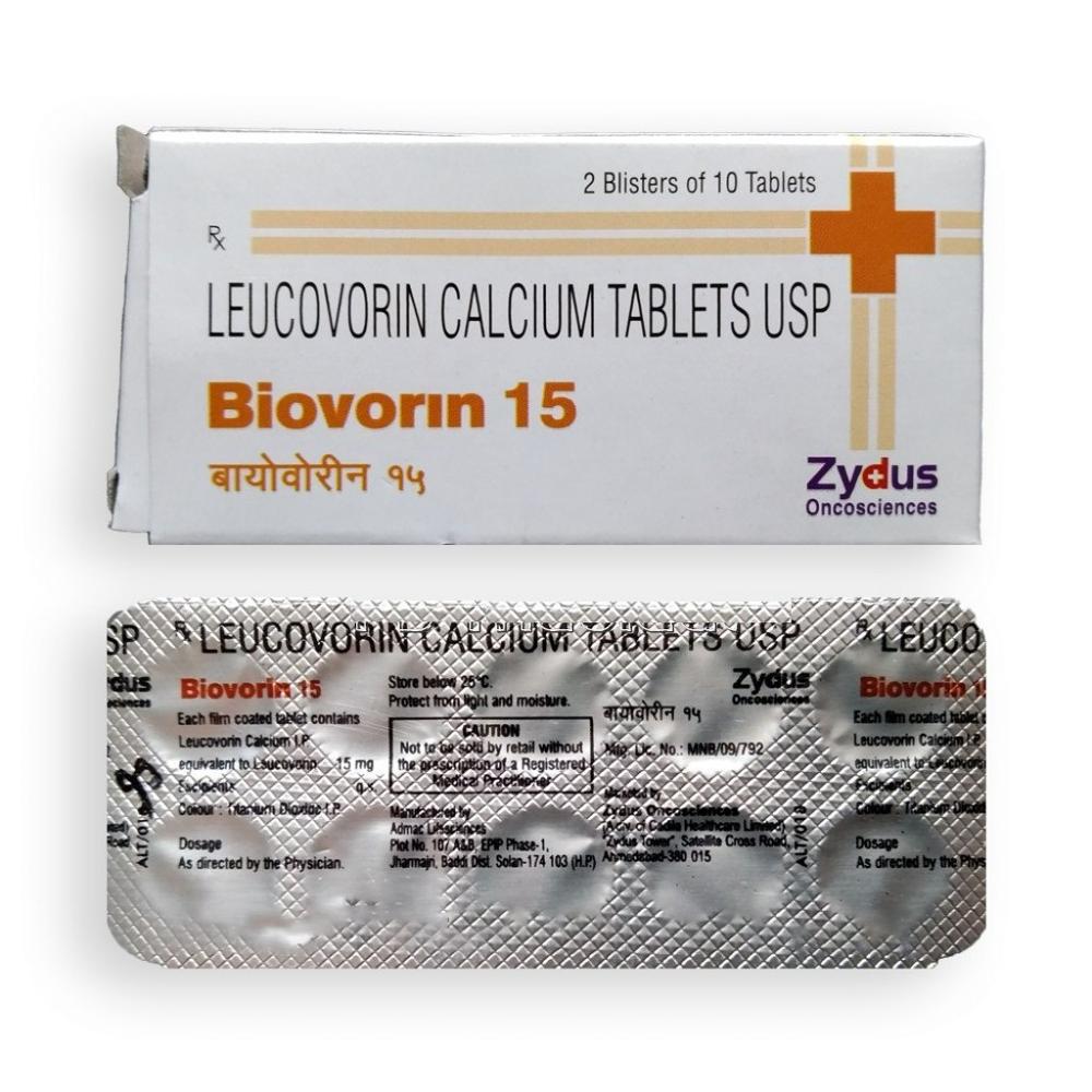 Biovorin Calcium Leucovorin Injection 15mg 