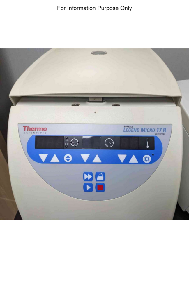Thermo Fisher Sorvall Legend Micro 17 Microcentrifuge
