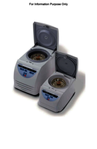 Thermo Fisher Sorvall Legend Micro 17 Microcentrifuge
