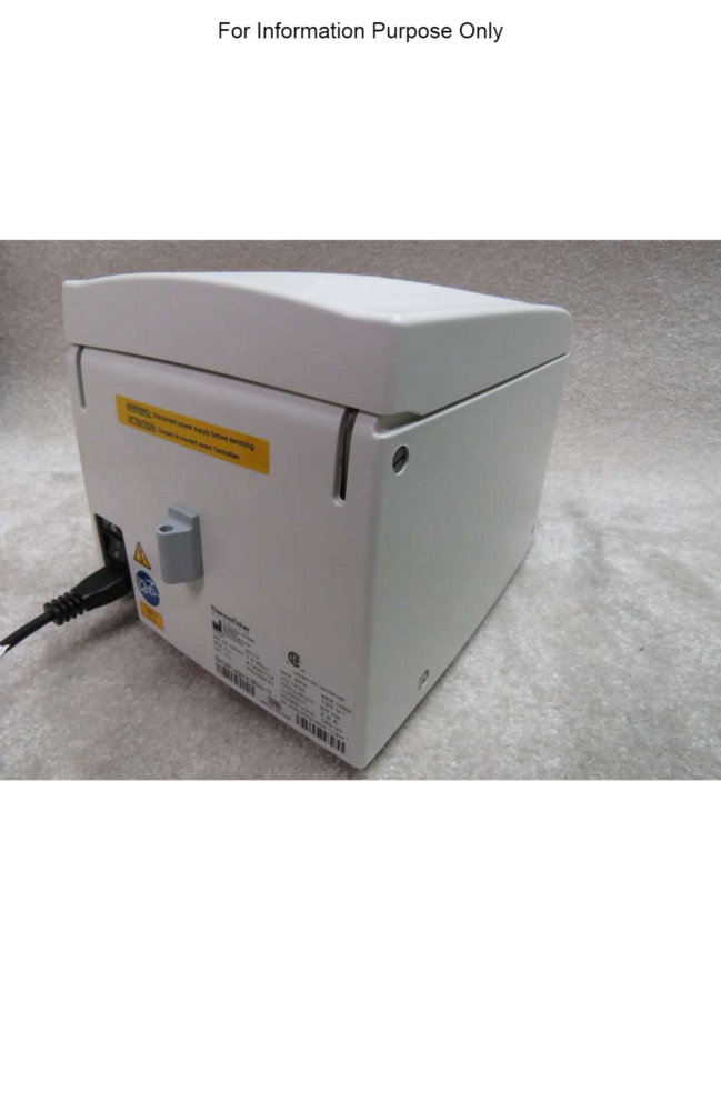 Thermo Fisher Sorvall Legend Micro 17 Microcentrifuge