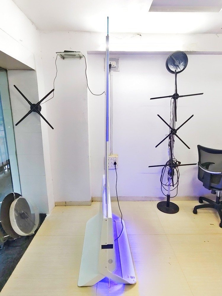 55 inch OLED Double Sided Display Glass Standee