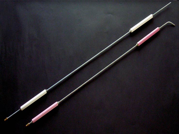 Burner Electrodes - Ceramic & Metal, 50-100mm Length, 5-10mm Diameter, M8-m12 Thread Size, 12v Voltage, 1000â°c Temperature | Ideal For Industrial Burners, Kilns & Gas Appliances