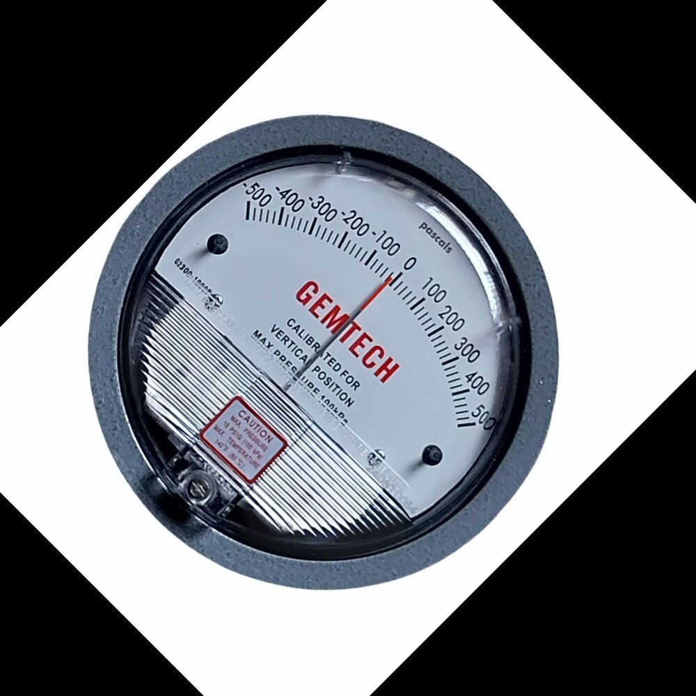 Gemtech Differential Pressure Gauge In Hamirpur Himachal Pradesh - Accuracy: 2% (-Ha Model 1) Of Fs (3% (-Ha 1.5%) On -0