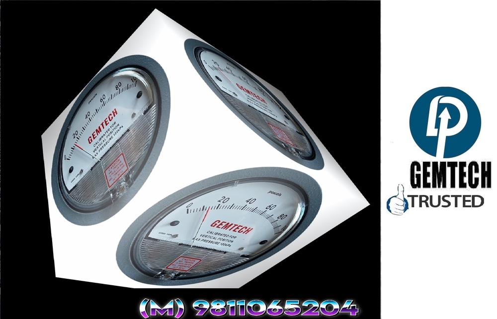 Gemtech Differential Pressure Gauges wholesalers Supplier by Bathin