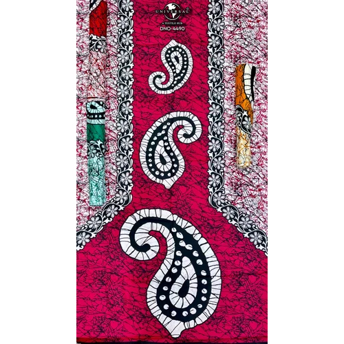 Daman Print Nighty Fabric - Attributes: Washable