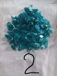 TEAL COLOR OPAQUE COLOR GLASS BEADS AND CHIPS