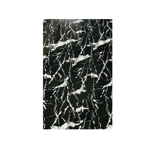 2020 Pvc Uv Marble Sheet - Color: Black