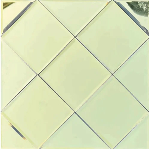 Diamond Pattern Glass Mosiac Tile - Size: 1x1 Feet