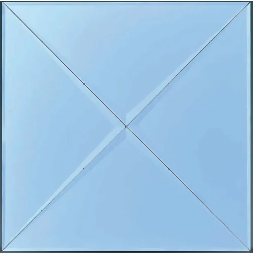 Cross Pattern Glass Mosiac Tile
