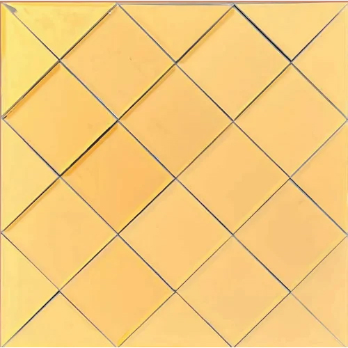 Geometric Pattern Glass Mosaic Tile