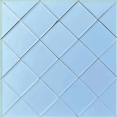 Geometric Pattern Glass Mosaic Tile