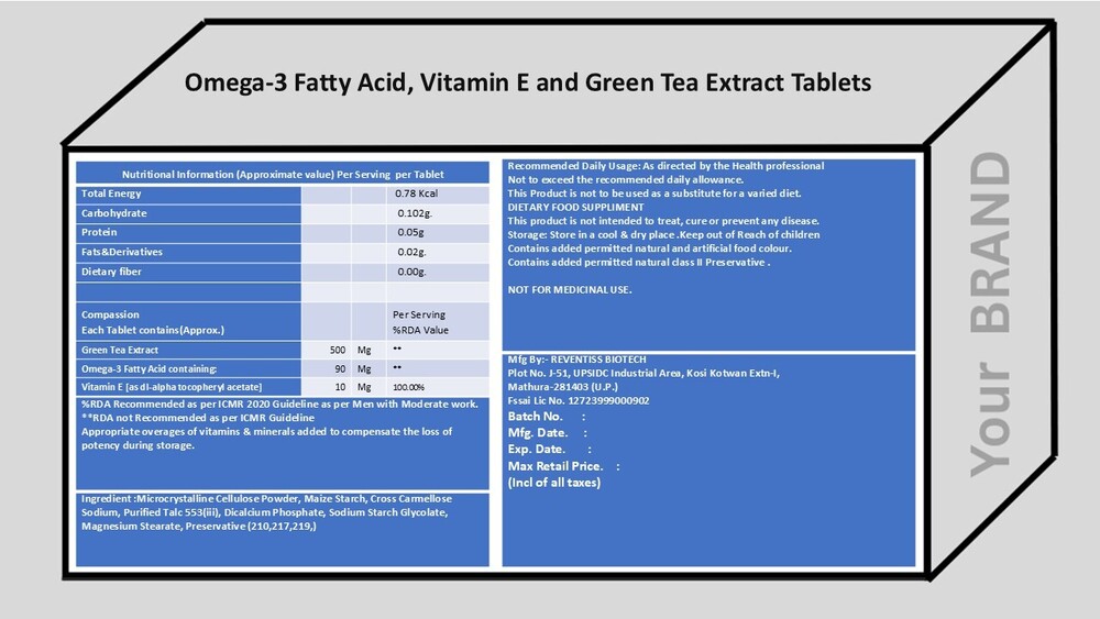 Green Tea Extract,Omega-3 Fatty Acid,Vitamin E