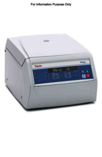 Thermo Fisher Megafuge 8/8r Benchtop Centrifuge Series