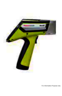 Thermo Fisher Niton Xl2 Plus Handheld Xrf Analyzer - Durable Industrial-grade Polymer, 25.6cm X 27.5cm X 10cm, 1.53kg | X-ray Tube, Sdd Detector, Non-destructive Testing