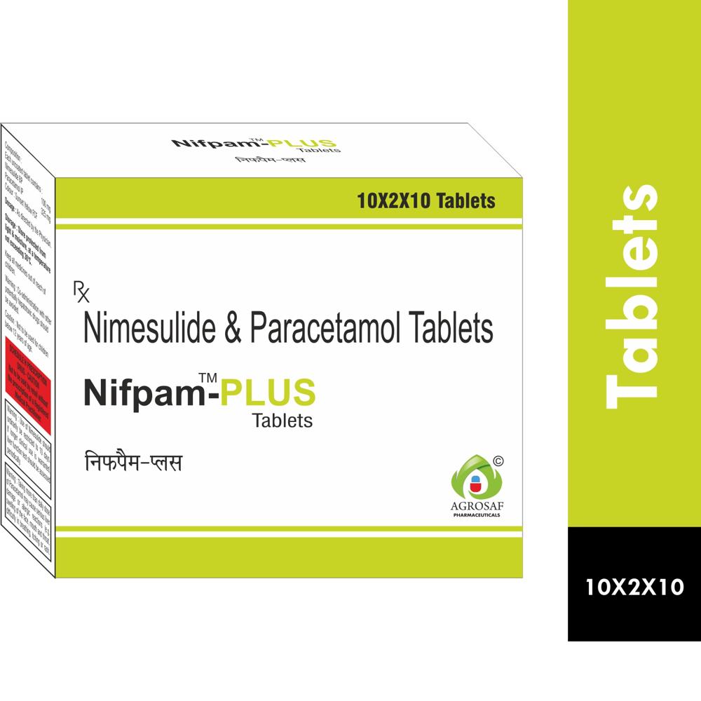 NIFPAM PLUS TABLET - Nimesulide (100mg) + Paracetamol (325mg)