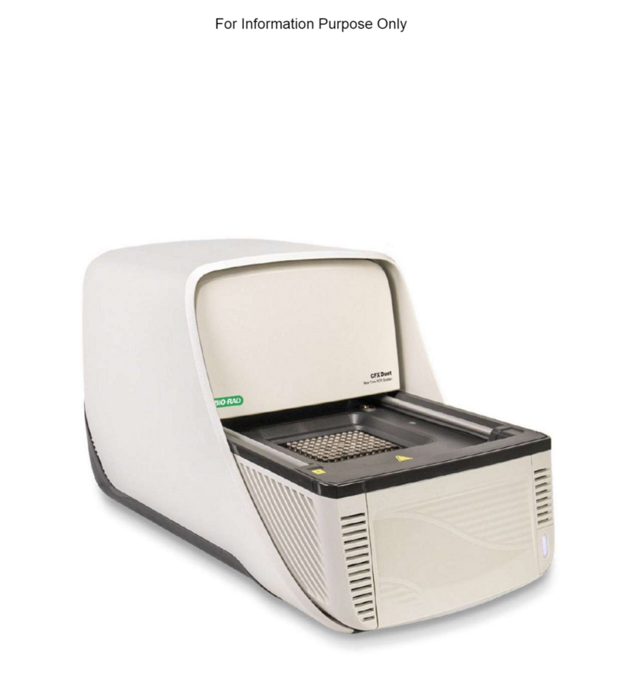 Bio Rad CFX Duet Real-Time PCR System
