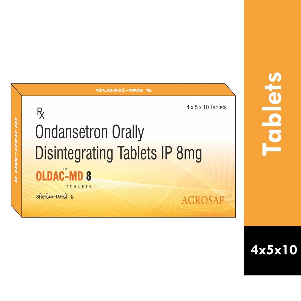 OLDAC MD 8 TABLET - Ondasetron 8mg MD