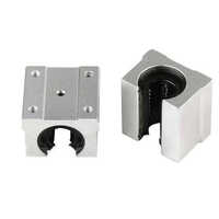 Open Type Linear Bearing - Color: Silver